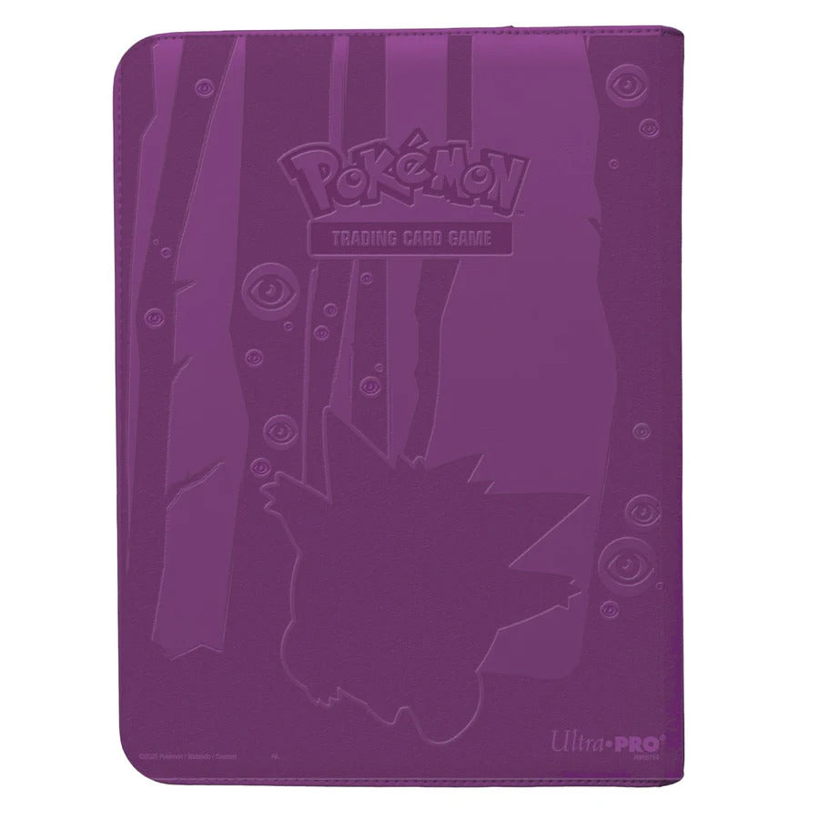 Elite Gengar 9-Pocket Zippered PRO-BINDER® para Cartas Pokémon | Ultra PRO Original
