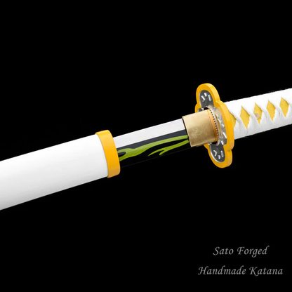Zenitsu Agatsuma – Katana Nichirin Real Steel (Réplica Sin Filo)