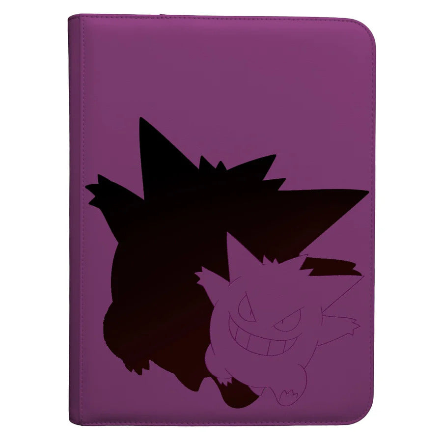 Elite Gengar 9-Pocket Zippered PRO-BINDER® para Cartas Pokémon | Ultra PRO Original