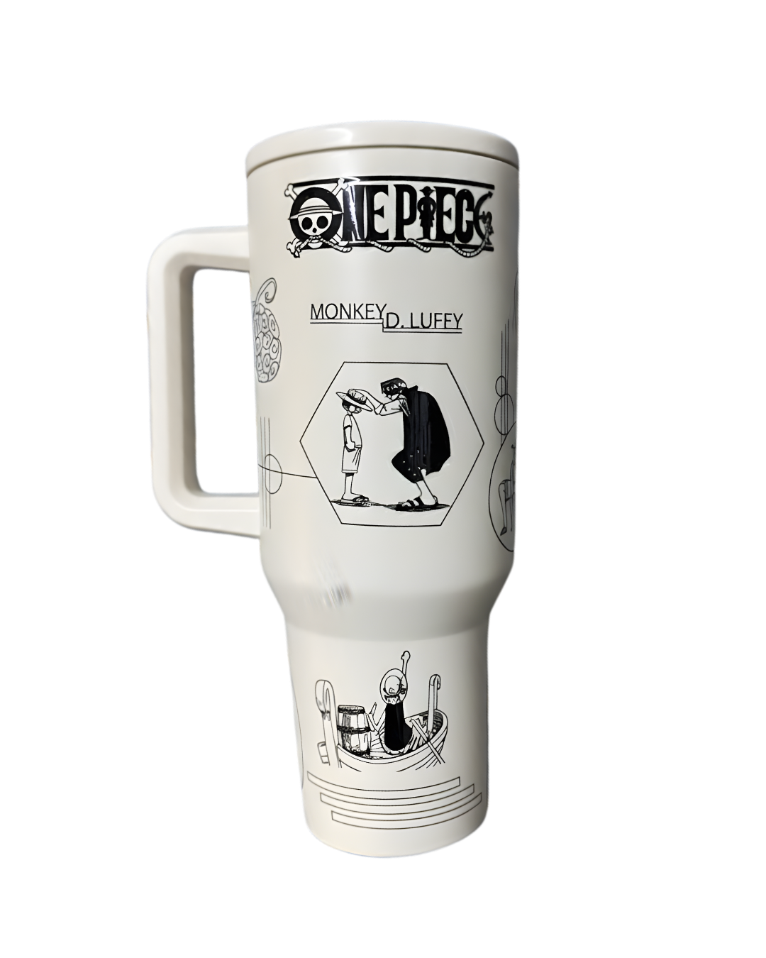 Termo Monkey D. Luffy – 1200 ml Acero Inoxidable