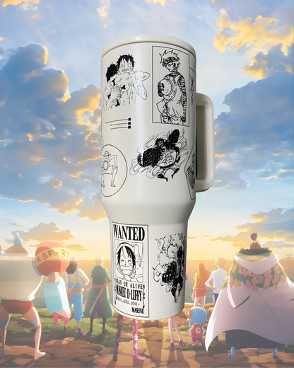Termo Monkey D. Luffy – 1200 ml Acero Inoxidable