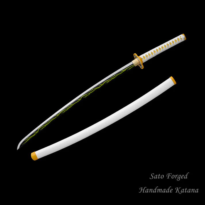 Zenitsu Agatsuma – Katana Nichirin Real Steel (Réplica Sin Filo)