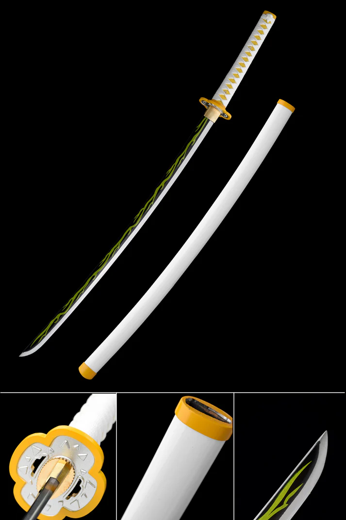 Zenitsu Agatsuma – Katana Nichirin Real Steel (Réplica Sin Filo)