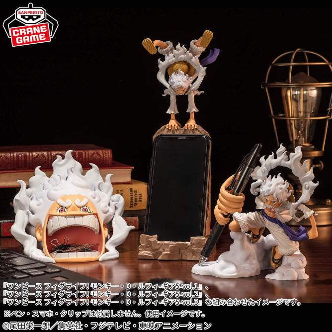 Figura de One Piece: ¡Fig Life! Monkey D. Luffy G5 – Vol. 3 (Banpresto)