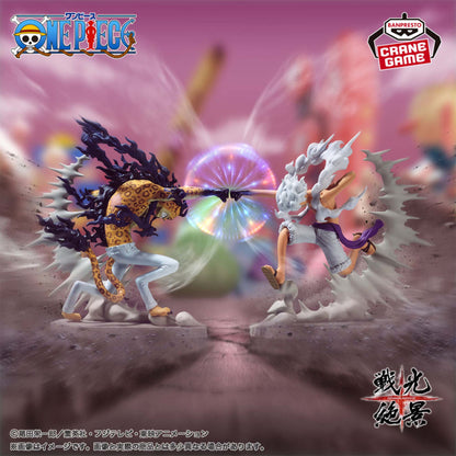 Monkey D. Luffy Gear 5 & Rob Lucci - Senkozekkei (Banpresto) - SIN CAJA