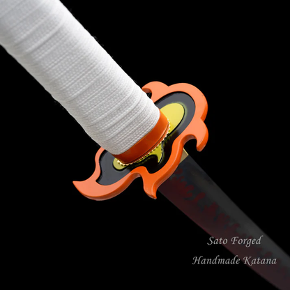 Kyojuro Rengoku – Katana Nichirin (Réplica Real Sin Filo)