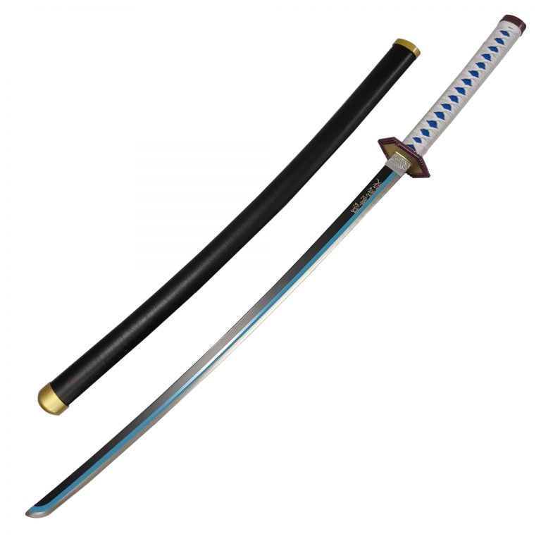 Giyu Tomioka – Katana Nichirin (Réplica Real Sin Filo)