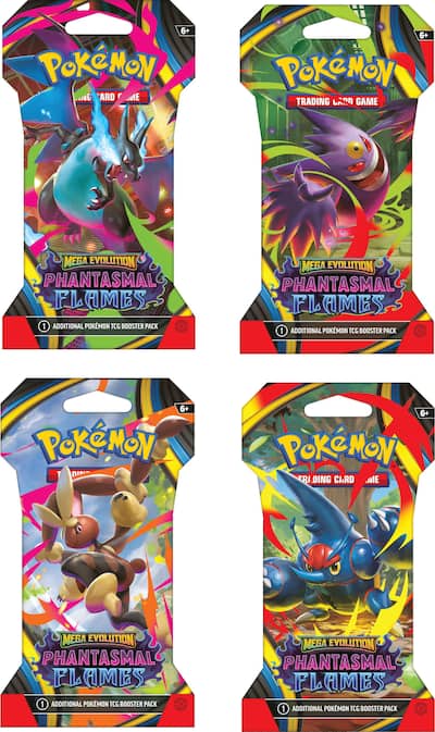 Sleep Pokémon TCG – Mega Evolution: Phantasmal Flames (EN)