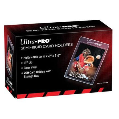 Ultra PRO Semi-Rigid Card Holders por Unidad | Protectores para Envío y Gradación de Cartas