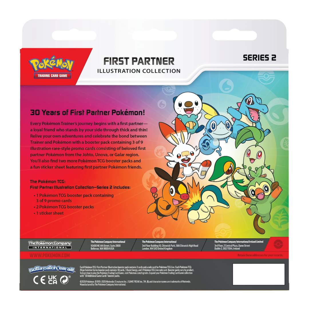 First Partner Illustration Collection Series 2 en Español | Pokémon TCG Original